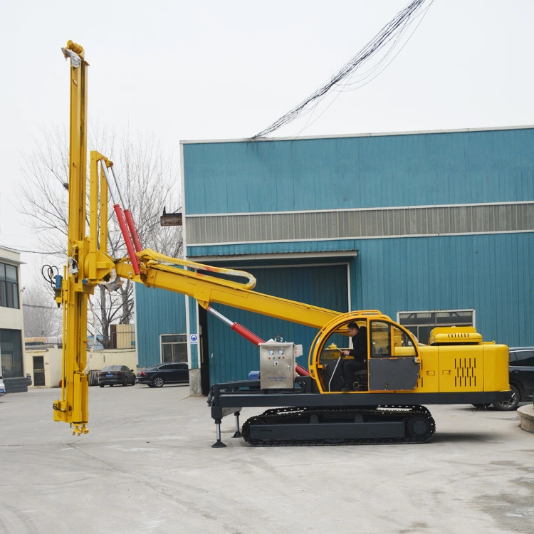 Professional Crawler Type Slope Protection Anchoring Drilling Rig 6-50m