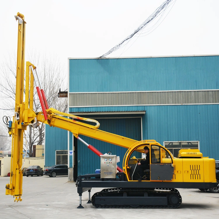 Professional Crawler Type Slope Protection Anchoring Drilling Rig 6-50m