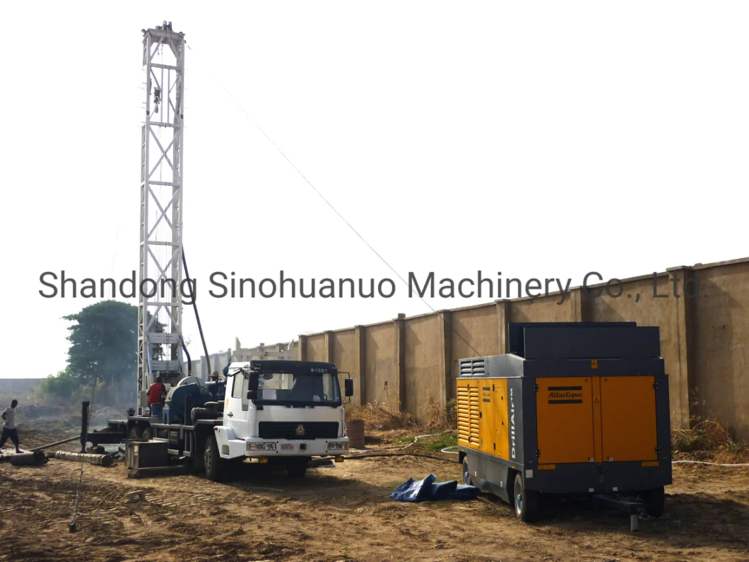 400m Truck Mounted Rotary Drilling Rig with Mud Pump