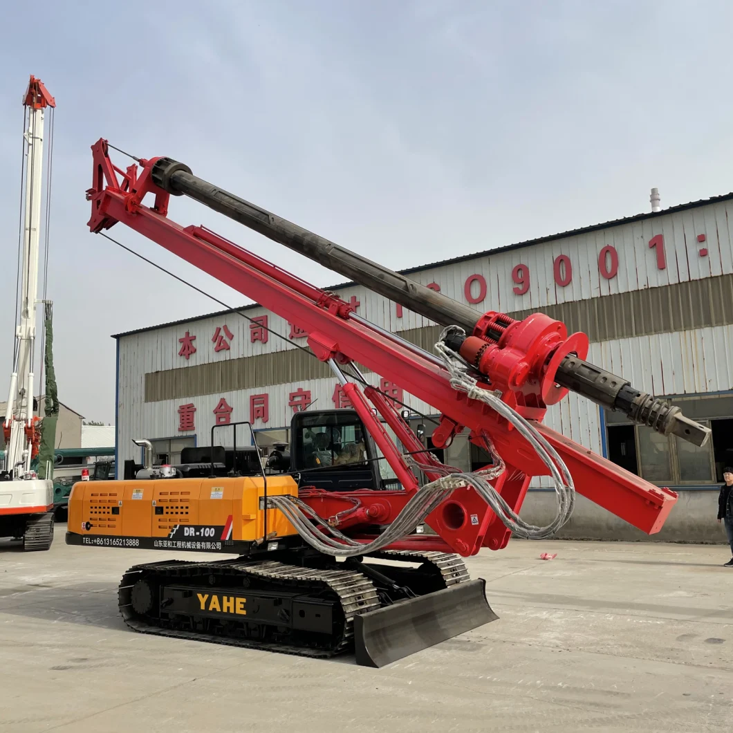 Hydraulic Diesel Crawler Drilling Rig with High Torque/Seepage Slope Protection