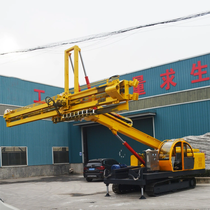 Professional Crawler Type Slope Protection Anchoring Drilling Rig 6-50m